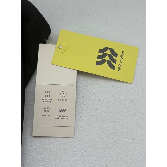 All in Motion Womens Flex Strappy Dress Black Racerback Built-In Liner L - Picture 4 of 11